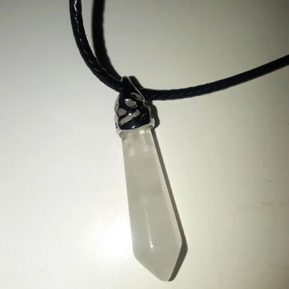Hand crafted crystal pendant necklace